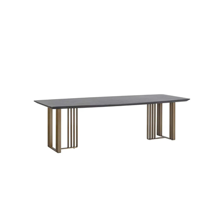 Ebony Crest Dining Table