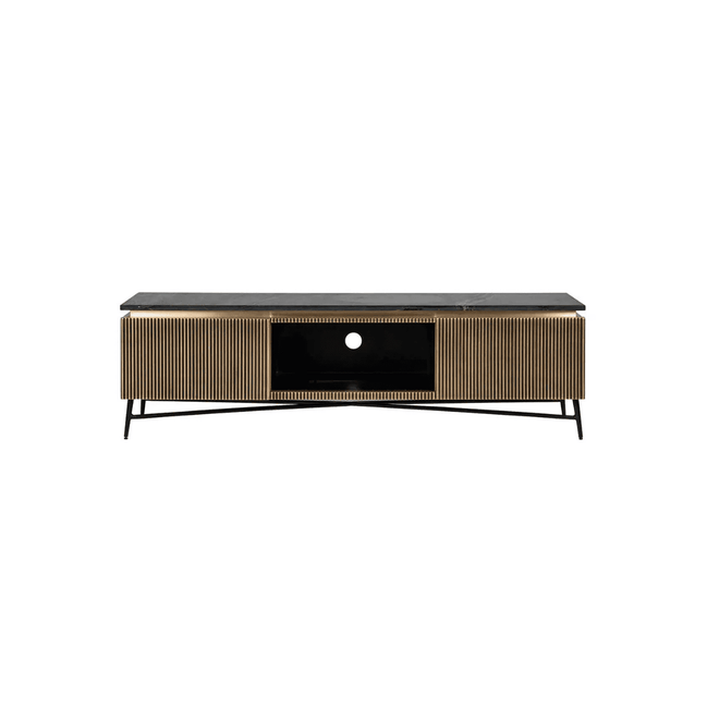 Elysian Brass TV Cabinet