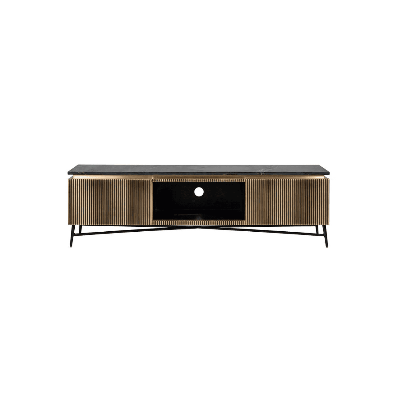 Elysian Brass TV Cabinet