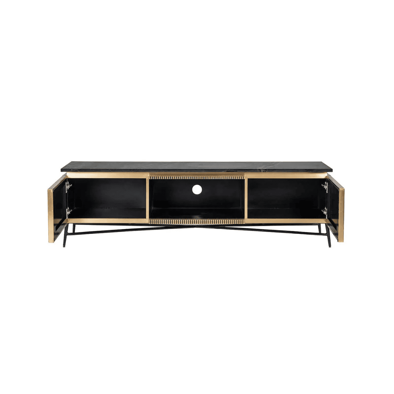 Elysian Brass TV Cabinet