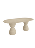 Elysian Oval Travertine Dining Table