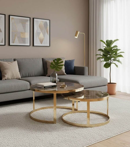 Emperador Luxe Coffee Table Set