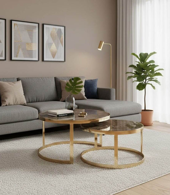 Emperador Luxe Coffee Table Set