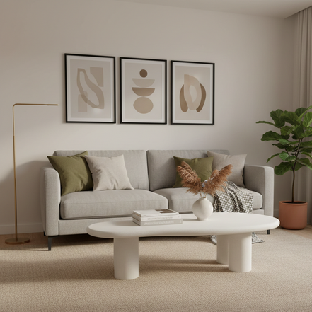 Crystal Blanc Coffee Table