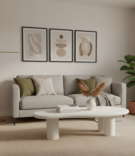 Crystal Blanc Coffee Table