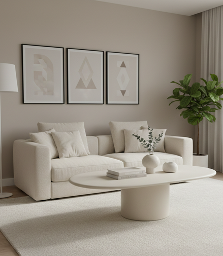 Softstone Beige Coffee Table