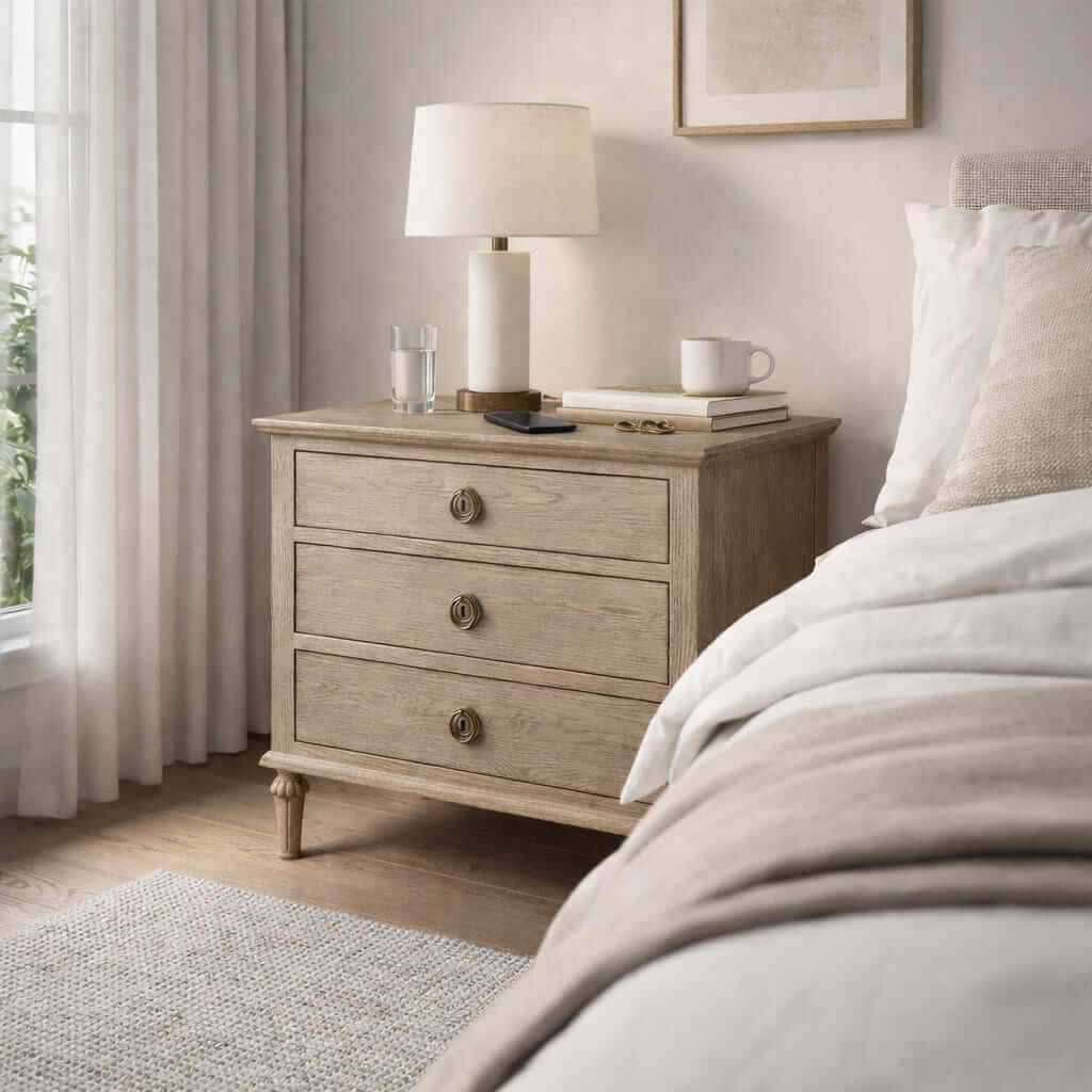 Grey Mist Nightstand