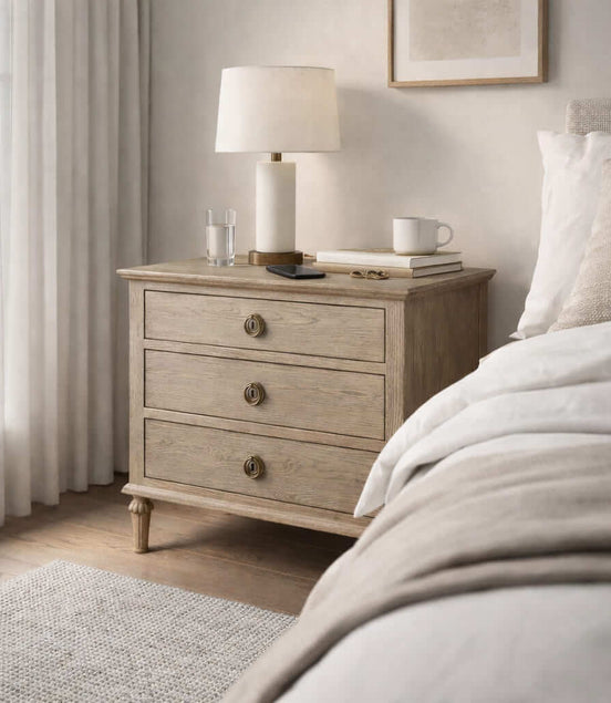 Grey Mist Nightstand