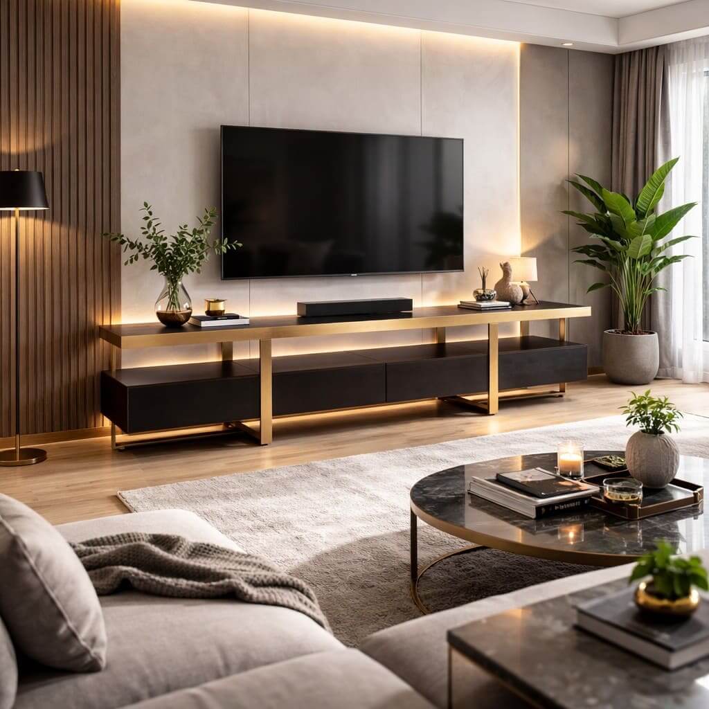 Indus Iron TV Cabinet