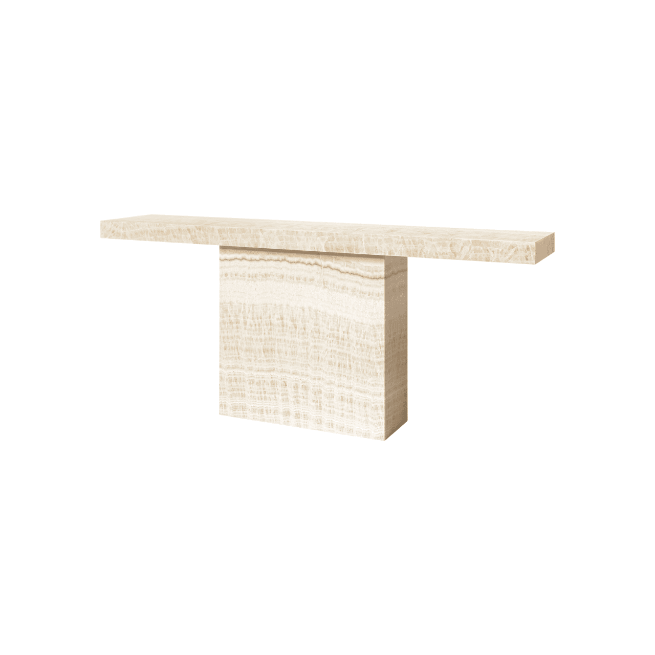 Ivory Onyx Aurelia Console Table