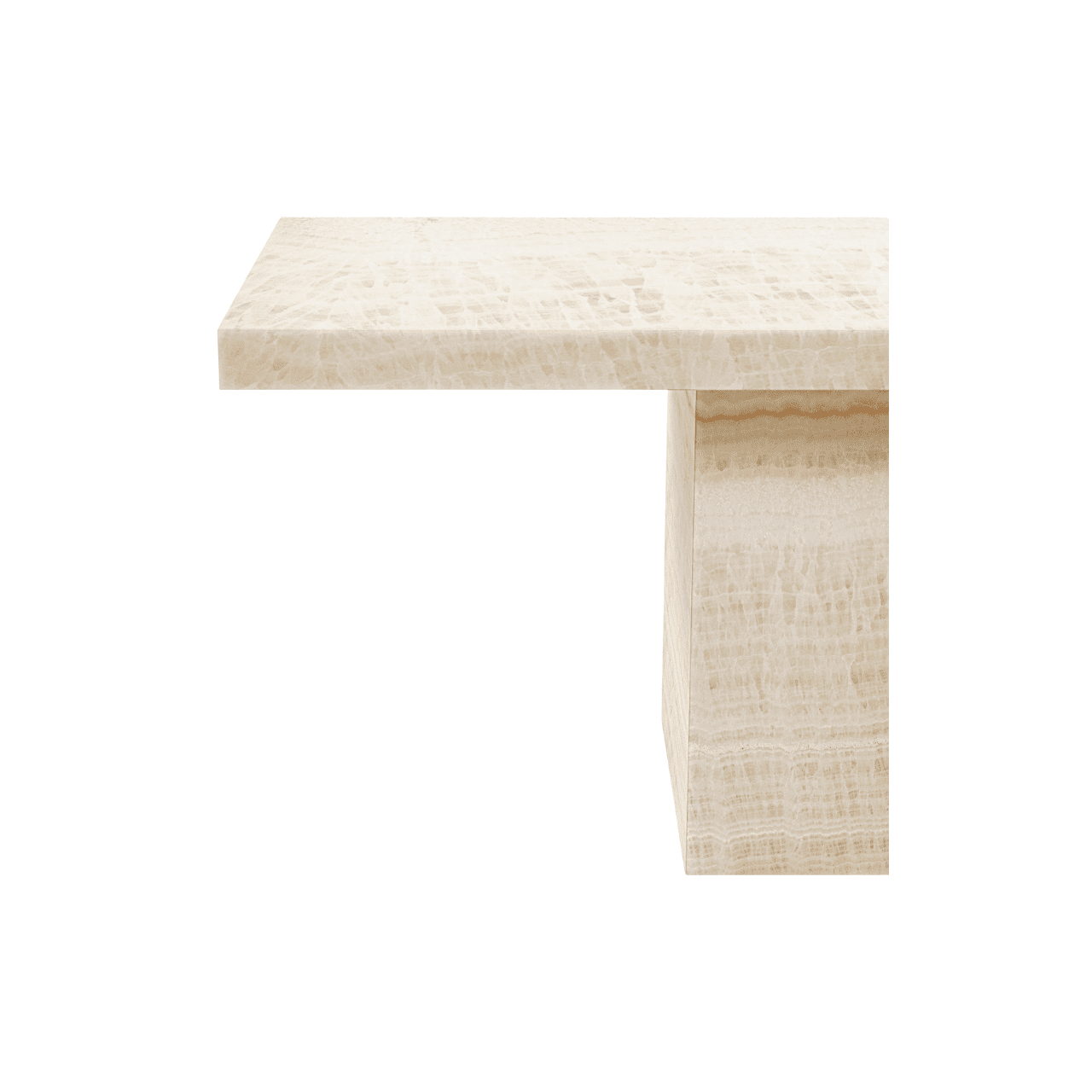 Ivory Onyx Aurelia Console Table