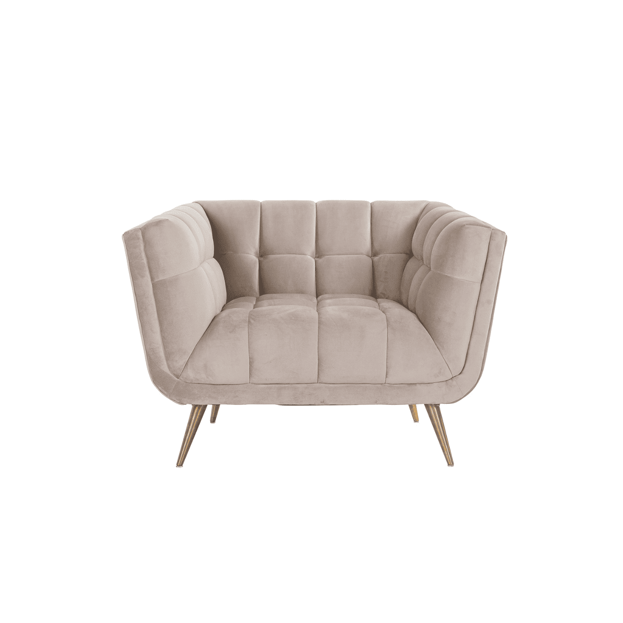 Khaki Luxe Lounge Chair