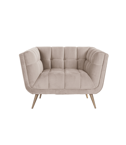 Khaki Luxe Lounge Chair