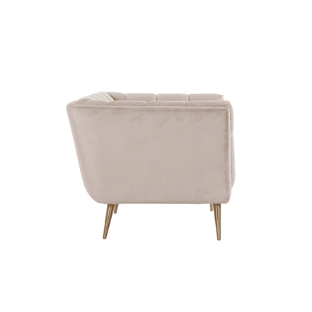 Khaki Luxe Lounge Chair