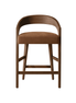 Luxe Dark Tan Bar Chair