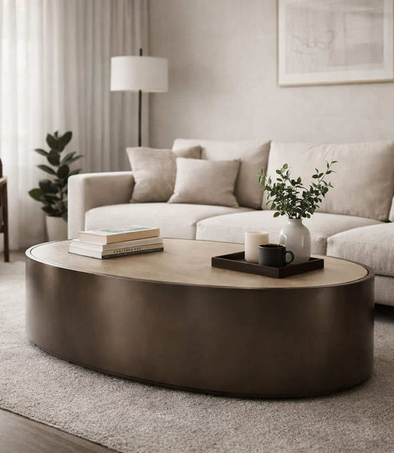 Luxe Travertine Coffee Table