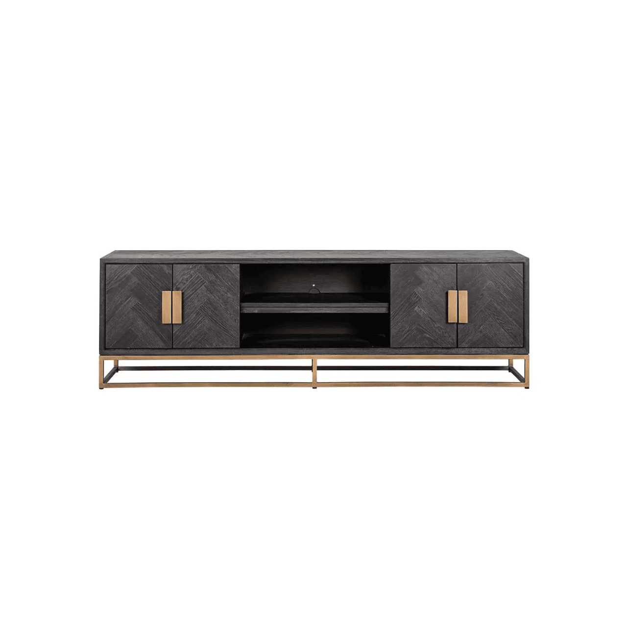 Metro Black TV Cabinet