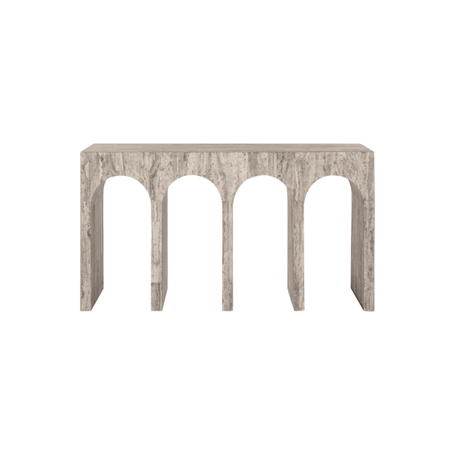 Monaco Travertine Console