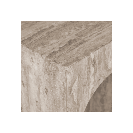 Monaco Travertine Console