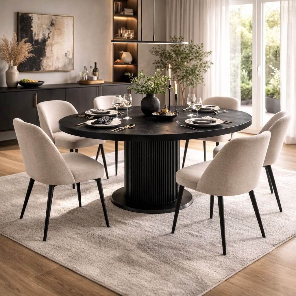 Monarch Round Dining
