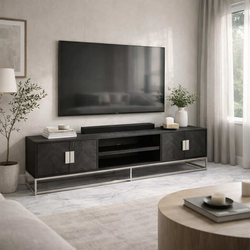 Noir Linea TV Cabinet