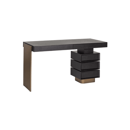 Noir Luxe Office Desk