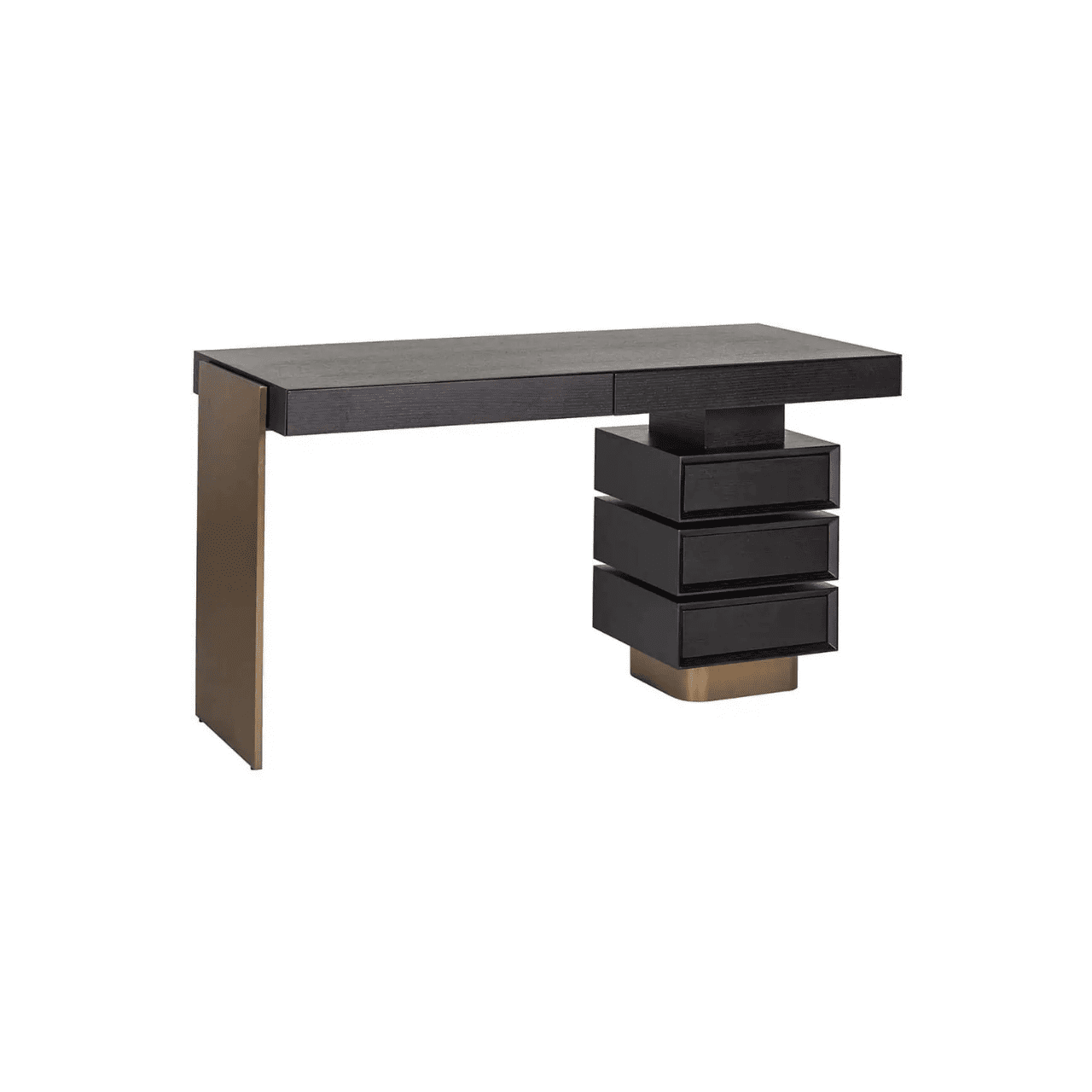 Noir Luxe Office Desk