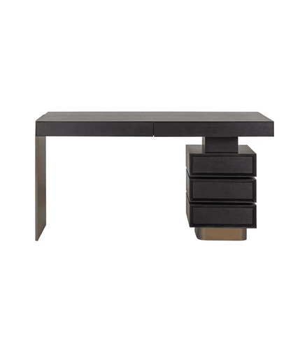 Noir Luxe Office Desk