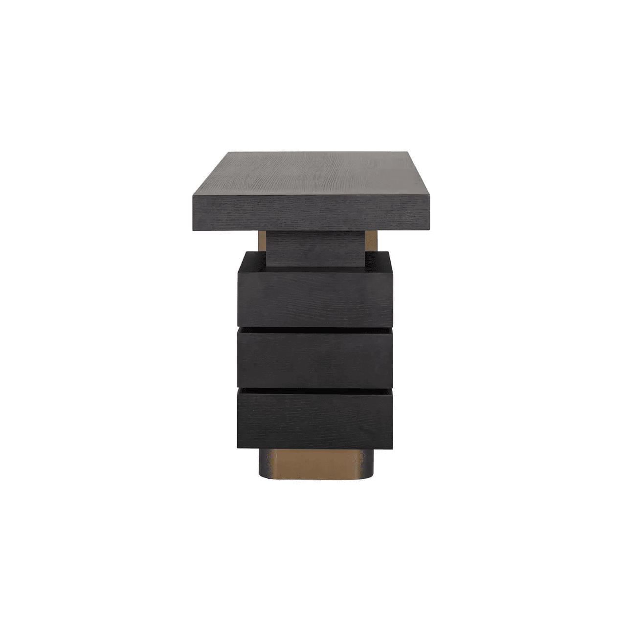 Noir Luxe Office Desk