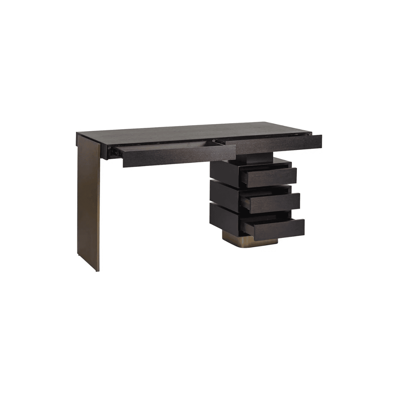 Noir Luxe Office Desk