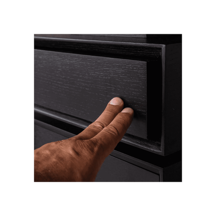 Noir Luxe Office Desk