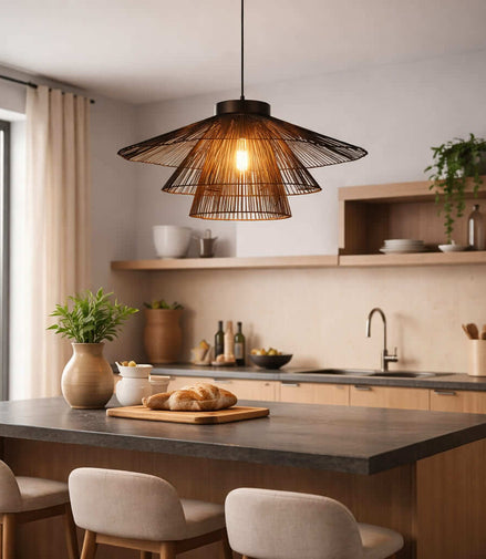 Noir Satin Ceiling Lamp