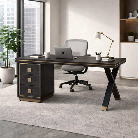 Noir Studio Office Desk