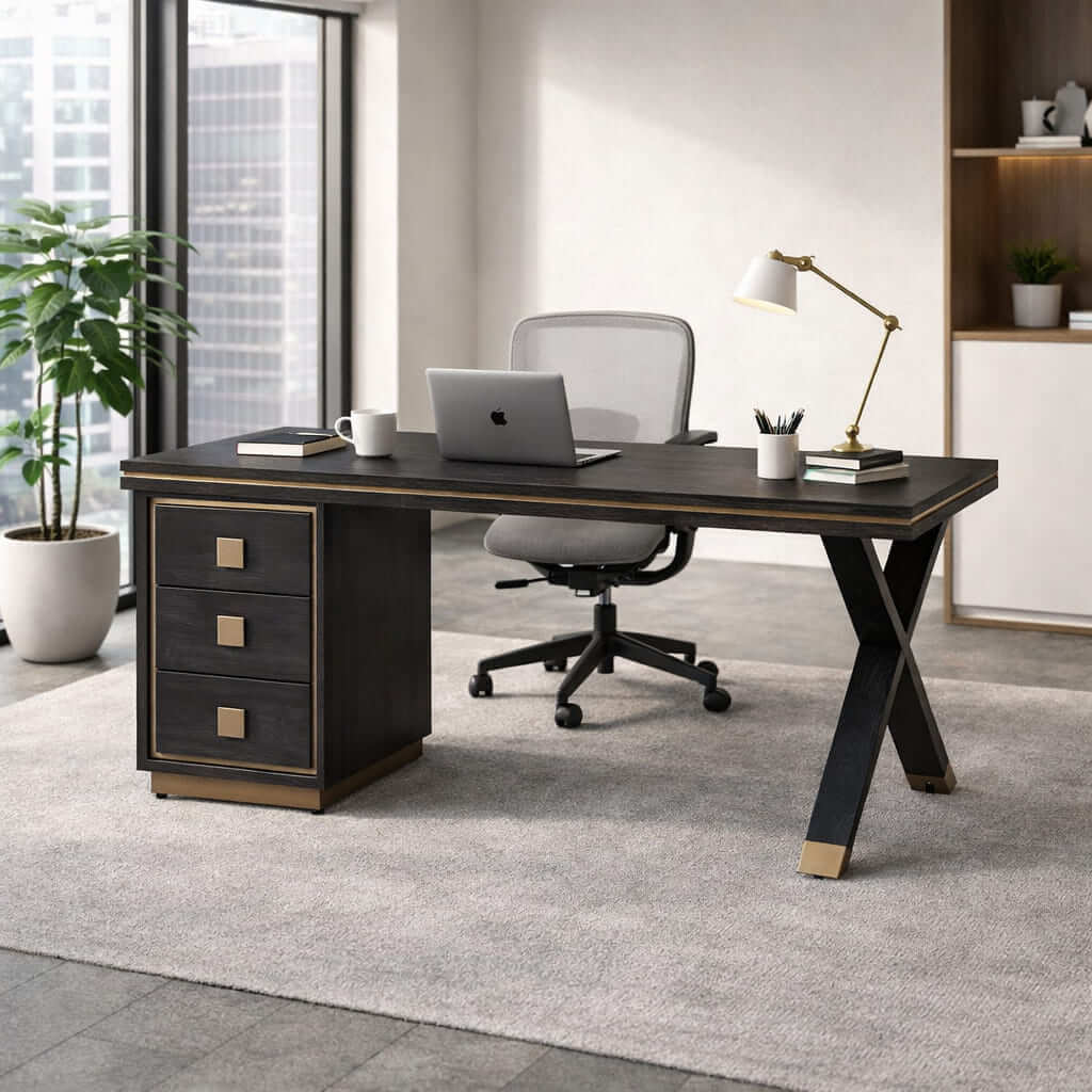 Noir Studio Office Desk