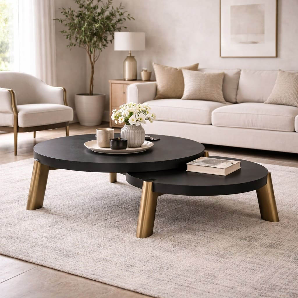 Noir Timber Coffee Table