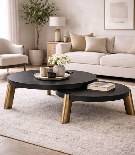 Noir Timber Coffee Table