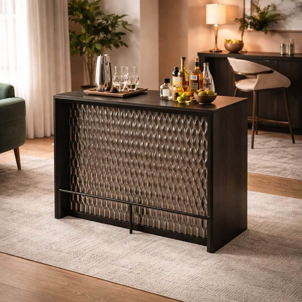Noir Walker Bar Cabinet