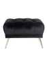 Noir Luxe Ottoman