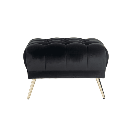 Noir Luxe Ottoman
