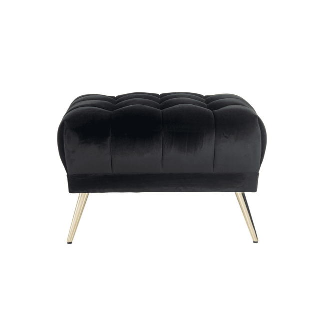 Noir Luxe Ottoman