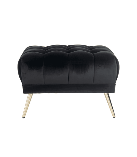 Noir Luxe Ottoman
