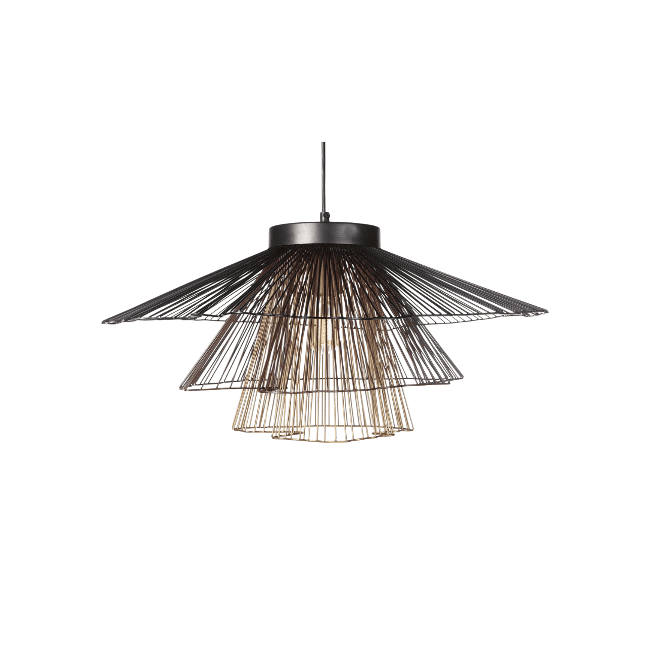 Noir Satin Ceiling Lamp
