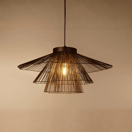 Noir Satin Ceiling Lamp