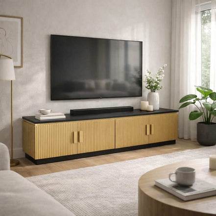 Obsidian TV Credenza