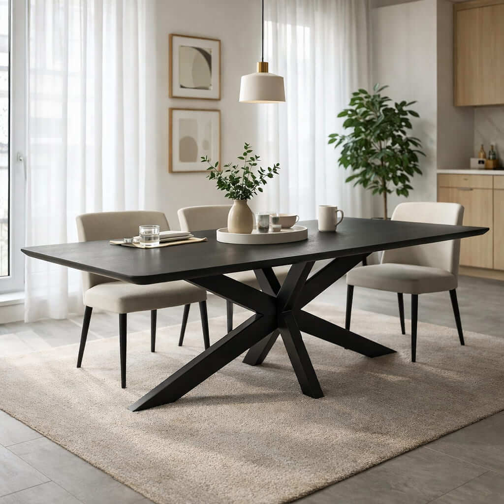 Obsidian Oak Dining Table