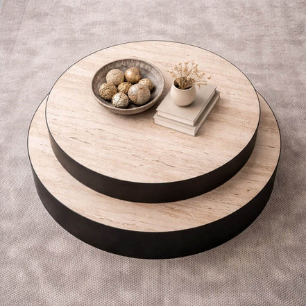 Opus Travertine Coffee Table