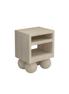 Orbita Travertine Side Table