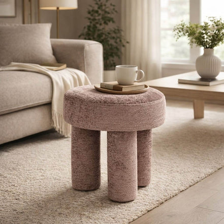 Pale Mist Ottoman