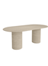 Ribelle Travertine Dining Table
