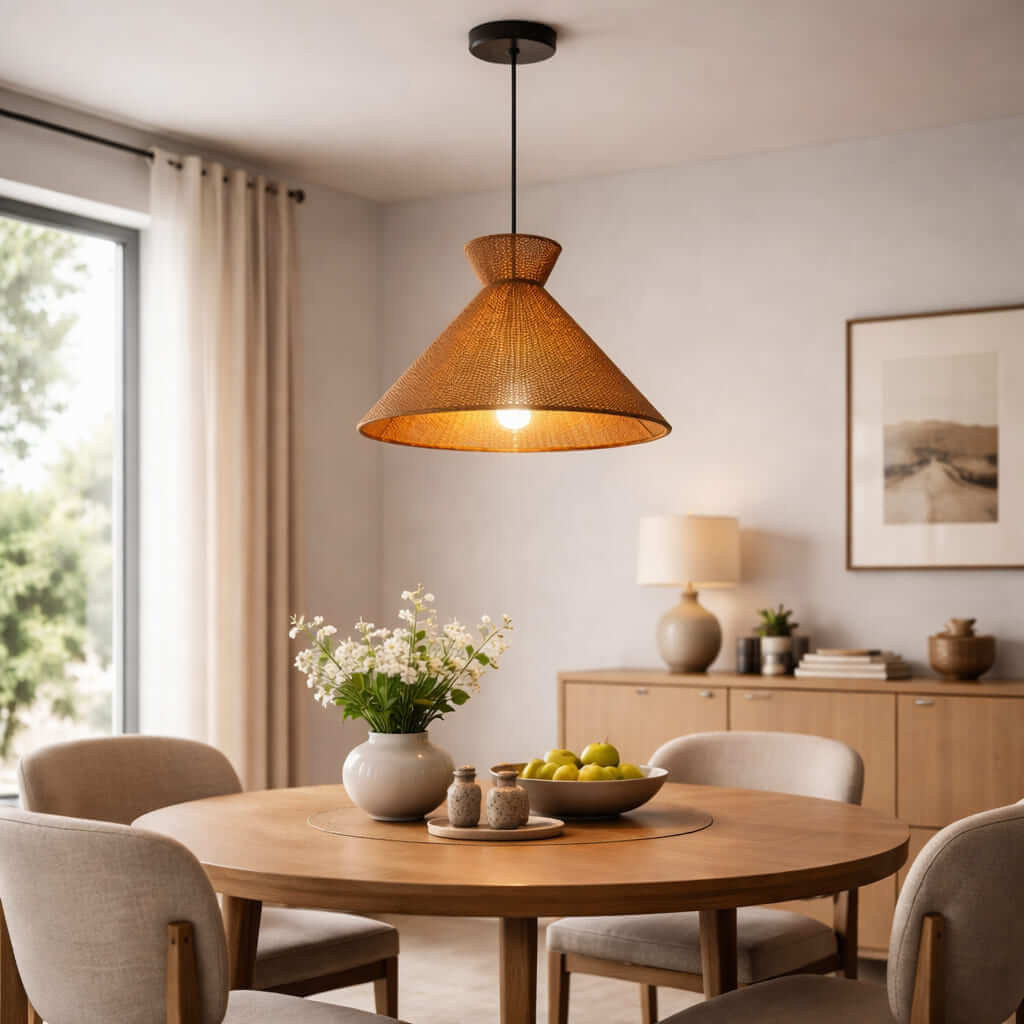Rustic Bronze Ceiling Lamp